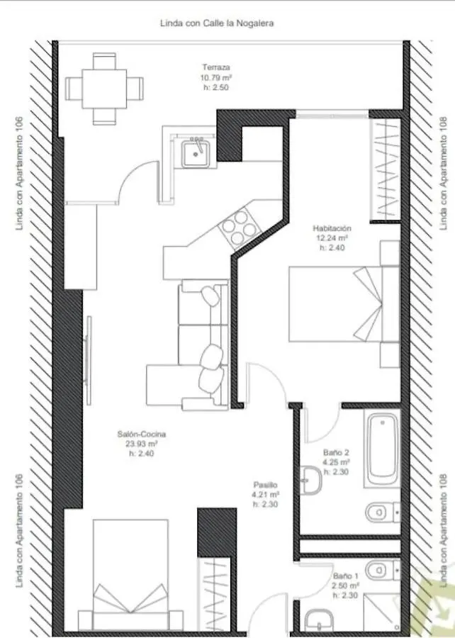 Central 2 Bed Apartment In La Nogalera Torremolinos 0*,